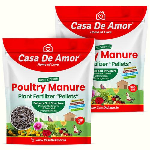 Casa De Amor Poultry Manure Organic Fertilizer Pellets | Sustainable and Nutrient-rich Solution for Plants