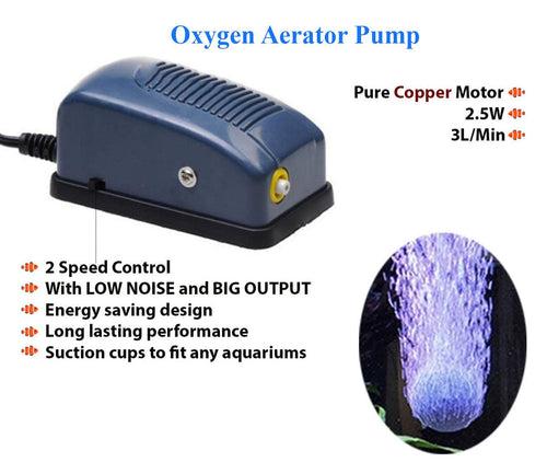 Casa De Amor Hydroponic / Aquarium Air Pump/Motor + Free Tube and Air Stone (1 Way)