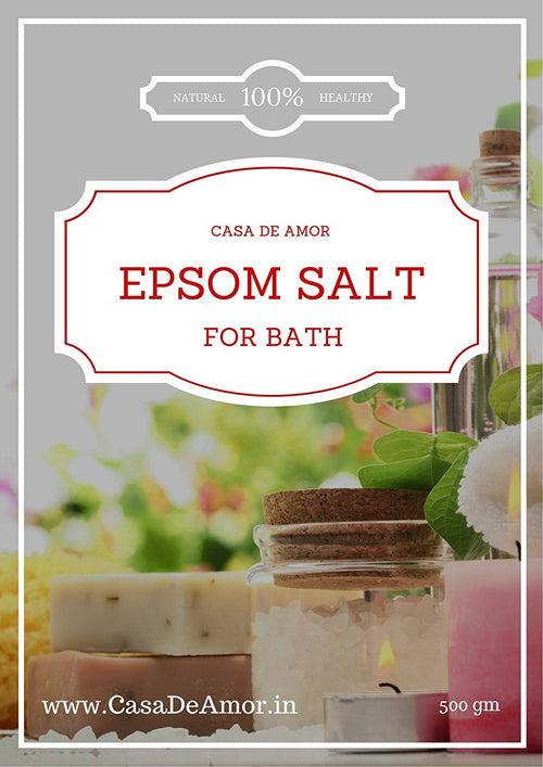 Epsom Salt for Bath and Spa, Pure and Healthy, 500 gm