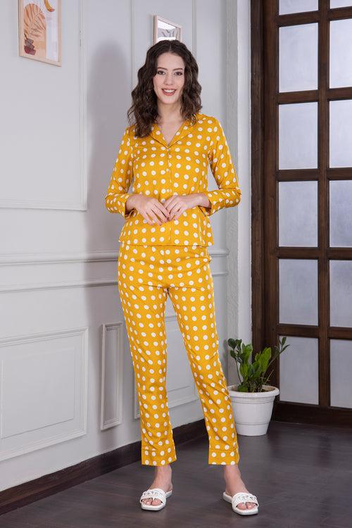 Polka Dot Night suit