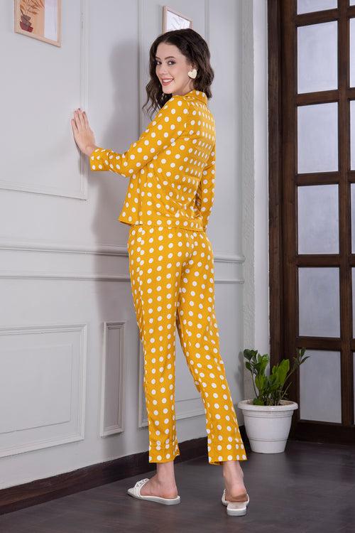 Polka Dot Night suit