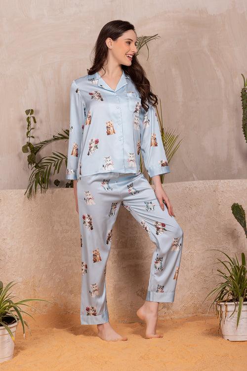 Love for Cats Summer Pj set