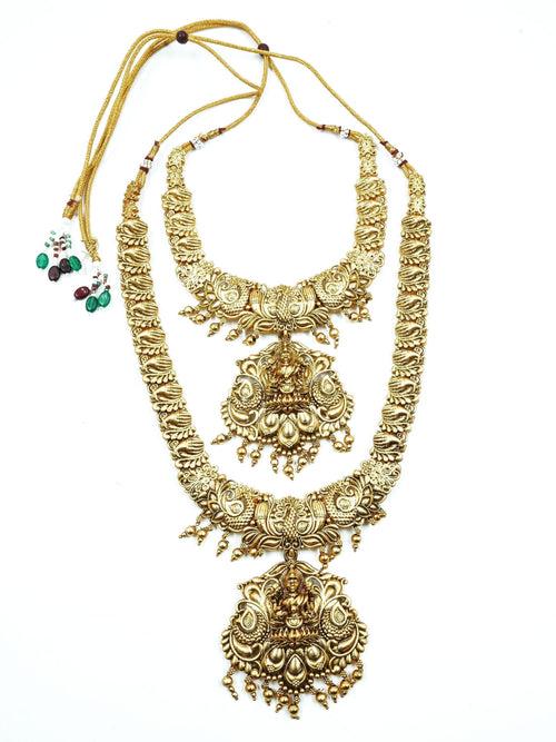 Premium Gold Finish Best Seller Bridal Set Combo 13059N-1