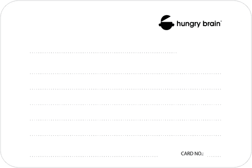 Hungry Brain Blank Flashcards