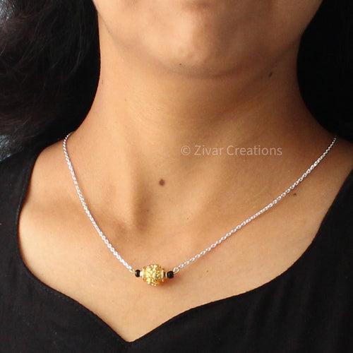 Designer Gold Plated 925 Silver Mangalsutra