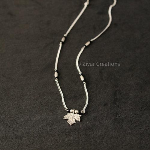 925 Silver Leaf Mangalsutra