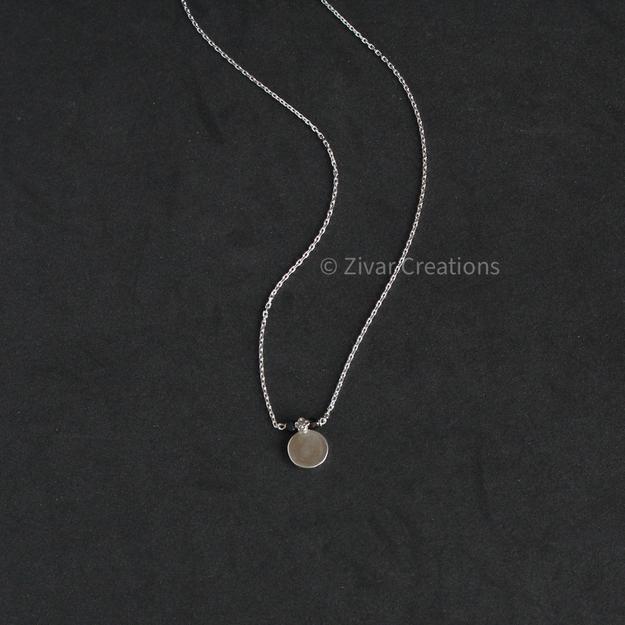 Plain Coin Silver Mangalsutra