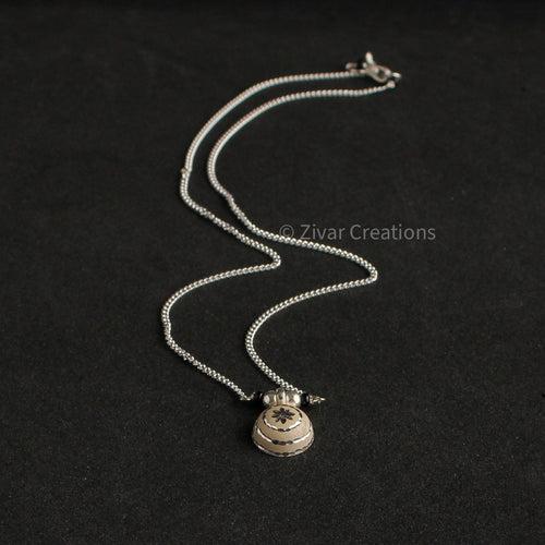 Fancy 925 Silver Vati Chain Mangalsutra