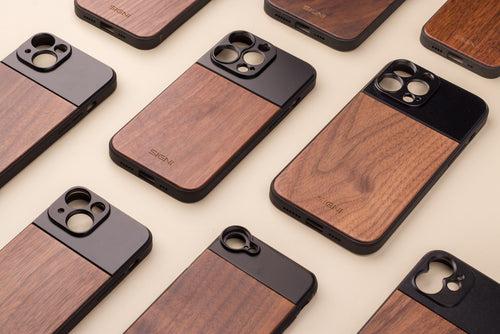 SKYVIK SIGNI One Wooden Mobile Lens case (iPhone 13)