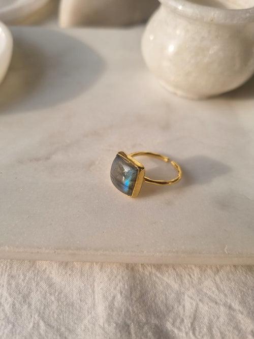 helix ring - Labradorite