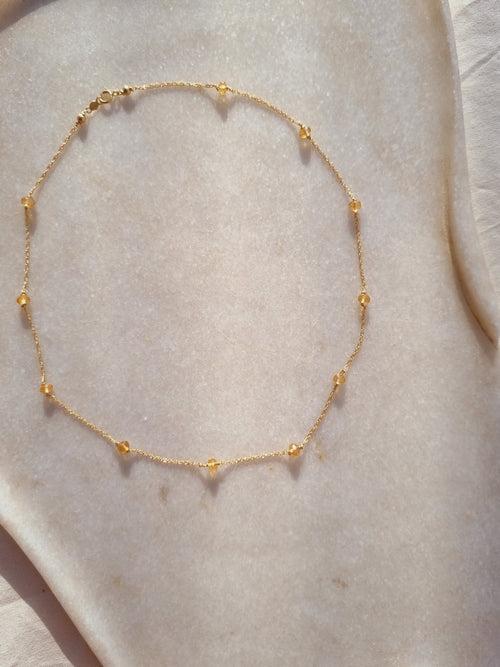 veti- Citrine Baati choker