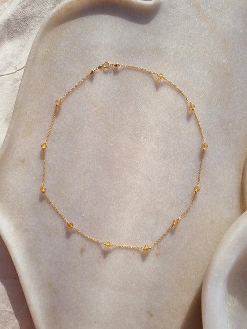 veti- Citrine Baati choker