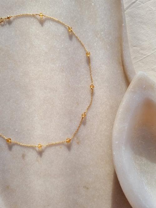 veti- Citrine Baati choker