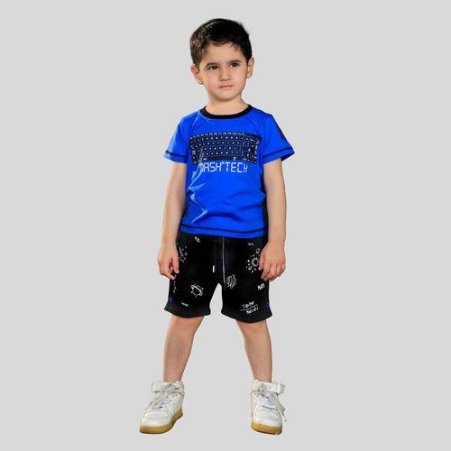 QWERTY Playtime Tshirt & Denim Shorts set(Regular Fit)