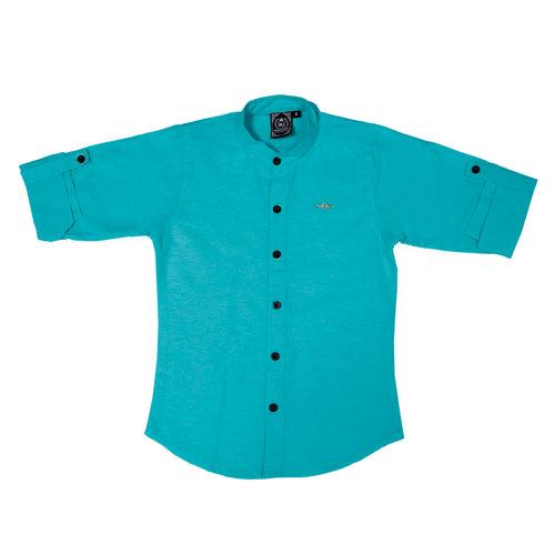 Mashup Mandarin Collar Shirt