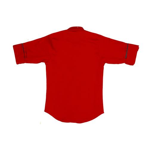 MashUp Red Casual Shirt