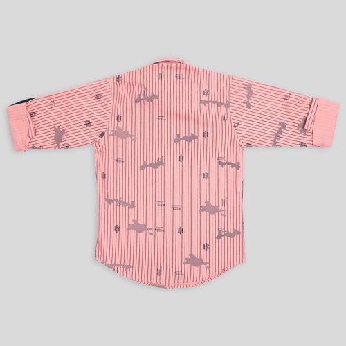 MashUp Stylish Classic printed shirt for Young boys