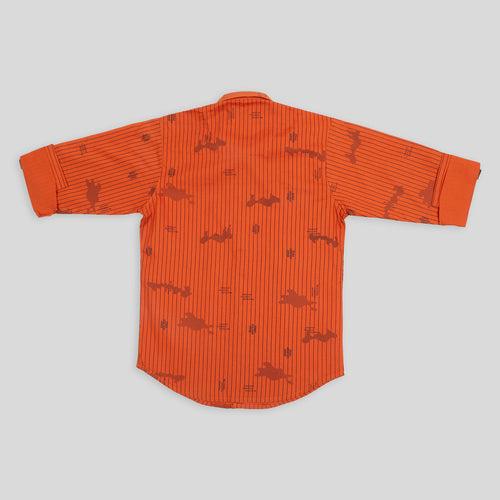 MashUp Stylish Classic printed shirt for Young boys