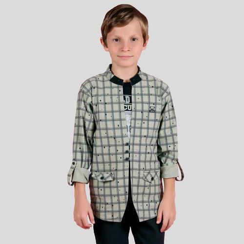 MashUp Stylish Shrug and Tshirt Set for Young boys