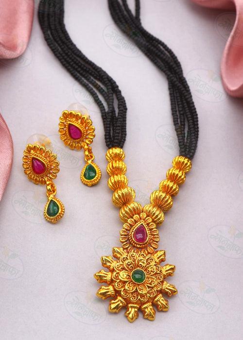 FLORAL DAINTY MANGALSUTRA