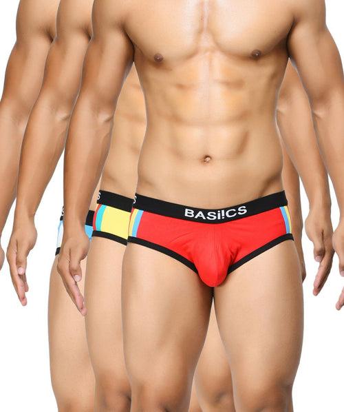 Double Stripe Classic Briefs (Pack of 3)