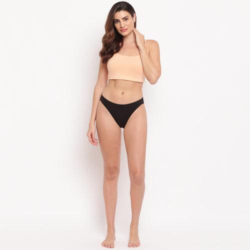 Glamo Rise High Leg Brief (Combo Pack of 5)