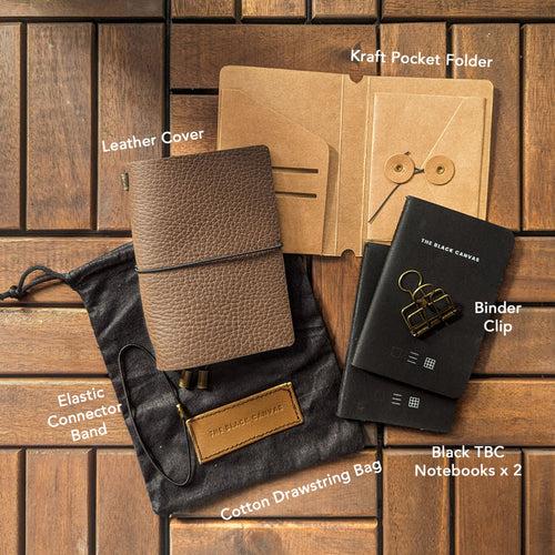 Coffee Brown TBC Travellers Journal | Passport