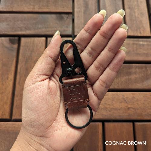 Short Leather Key Fob