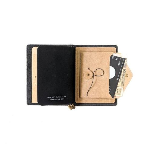 Pine Green TBC Travellers Journal | Passport [Italian Vachetta]