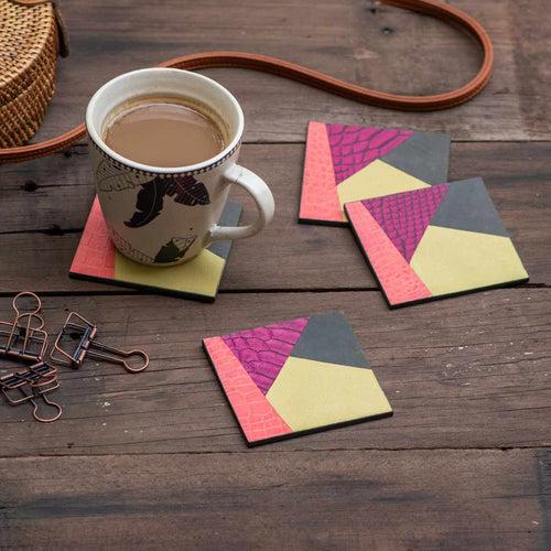 Leather & Cork Coasters