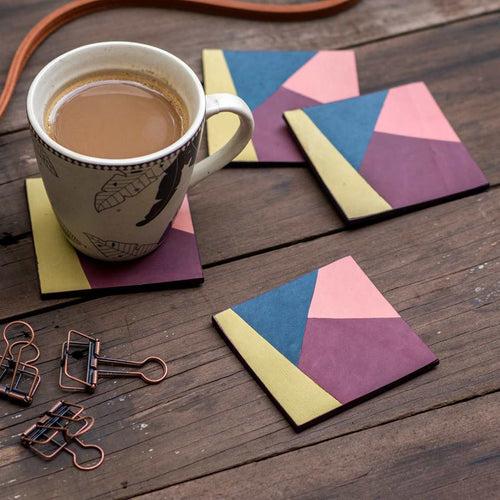 Leather & Cork Coasters