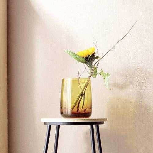 Ajana Glass Vase Large - Amber