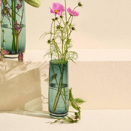 Ajana Glass Vase Slim - Green