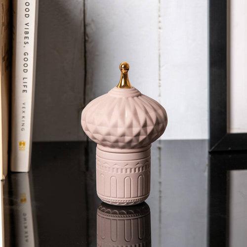 Spire Ceramic Decorative Jar Small - Pink