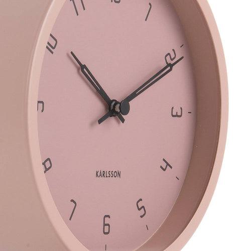 Stark Table Clock - Faded Pink