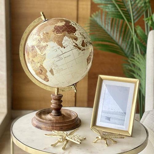 Marco Polo Globe - White Gold