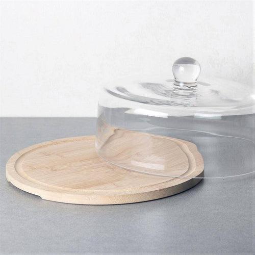 Bakers Glass Dome with Wooden Base