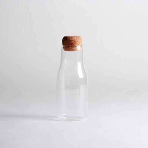 Essential Milk Bottle with Cork Stopper - Medium