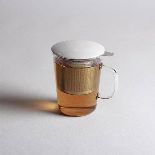 Uni Glass Mug with Stainless Steel Filter