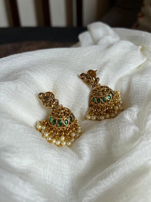 Mayuri kemp jhumkas