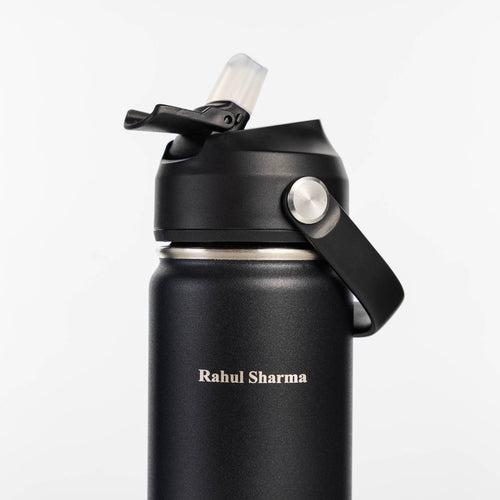 Hydrate | Water Bottle - 650 ml | Black