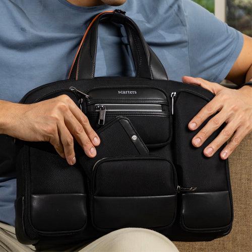 The Terminal | Office Messenger Bag - Black