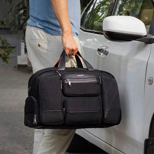 The Terminal | Travel Messenger Bag - Black