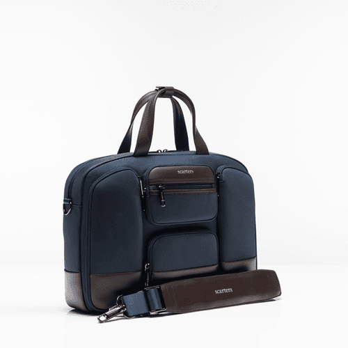 The Terminal | Office Messenger Bag - Navy Blue