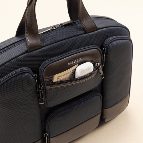 The Terminal | Office Messenger Bag - Navy Blue