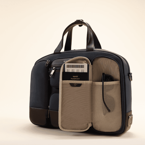 The Terminal | Office Messenger Bag - Navy Blue