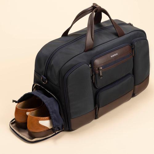 The Terminal | Travel Messenger Bag - Navy Blue