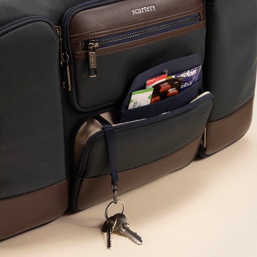 The Terminal | Travel Messenger Bag - Navy Blue