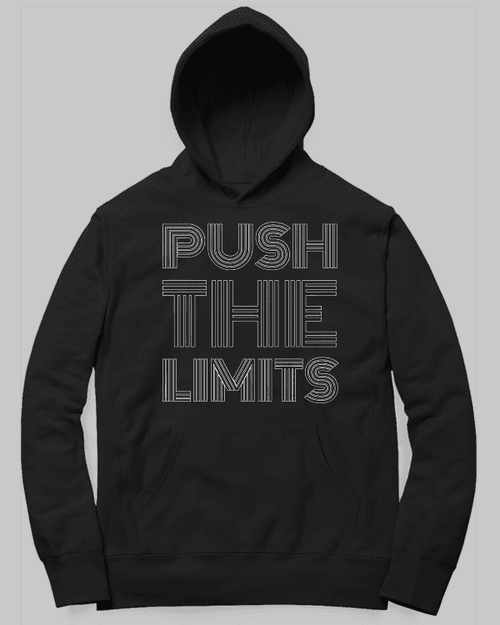 Push The Limits Hoodie by Satavisha