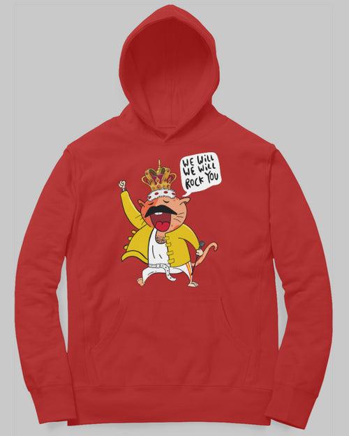 Freddie Cartoon Hoodie by Satavisha